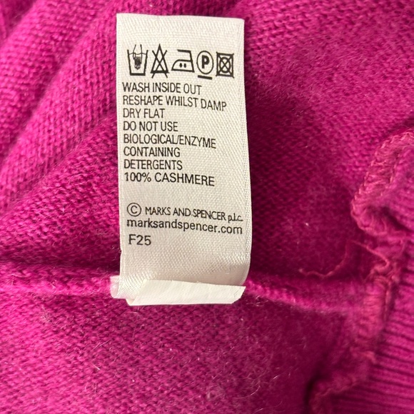 Marks & Spencer 100% Cashmere V-Neck Sweater - Picture 7 of 7